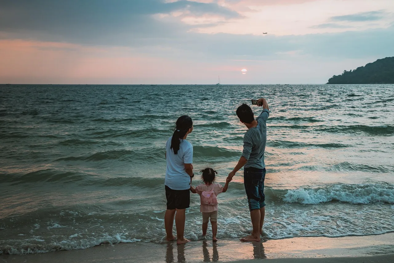 selfie, beach, family, child, mother, father, vacations, mobile, smartphone, nature, photo, summer, sea, water, ocean, happy, to travel, people, girl, asian, asia, chinese. Child image removal request from a now-grown subject: how to respond