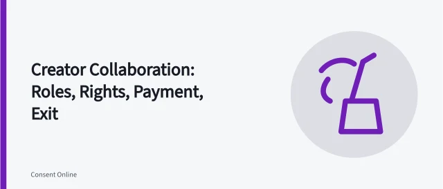 Guide to creator collaboration contracts, roles, rights, payment, and exit terms. Creator collaboration guide: roles, releases, deliverables, payment, approval, credits, licenses, reuse, and exit