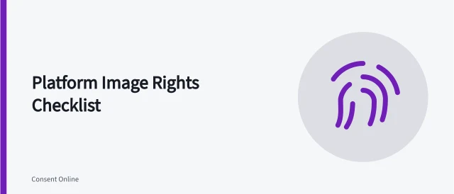 Checklist for platform image rights, ownership, consent, and post controls. Ownership, consent, platform license, audience, tags, downloads, reuse, reporting, deletion, and archive checklist